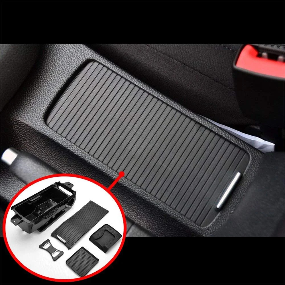 

Car Center Console Armrest Box Water Cup Holder for Eos Golf Variant Golf MK5 6 Jetta MK5 Scirocco 1K0862531 5KD 862 531