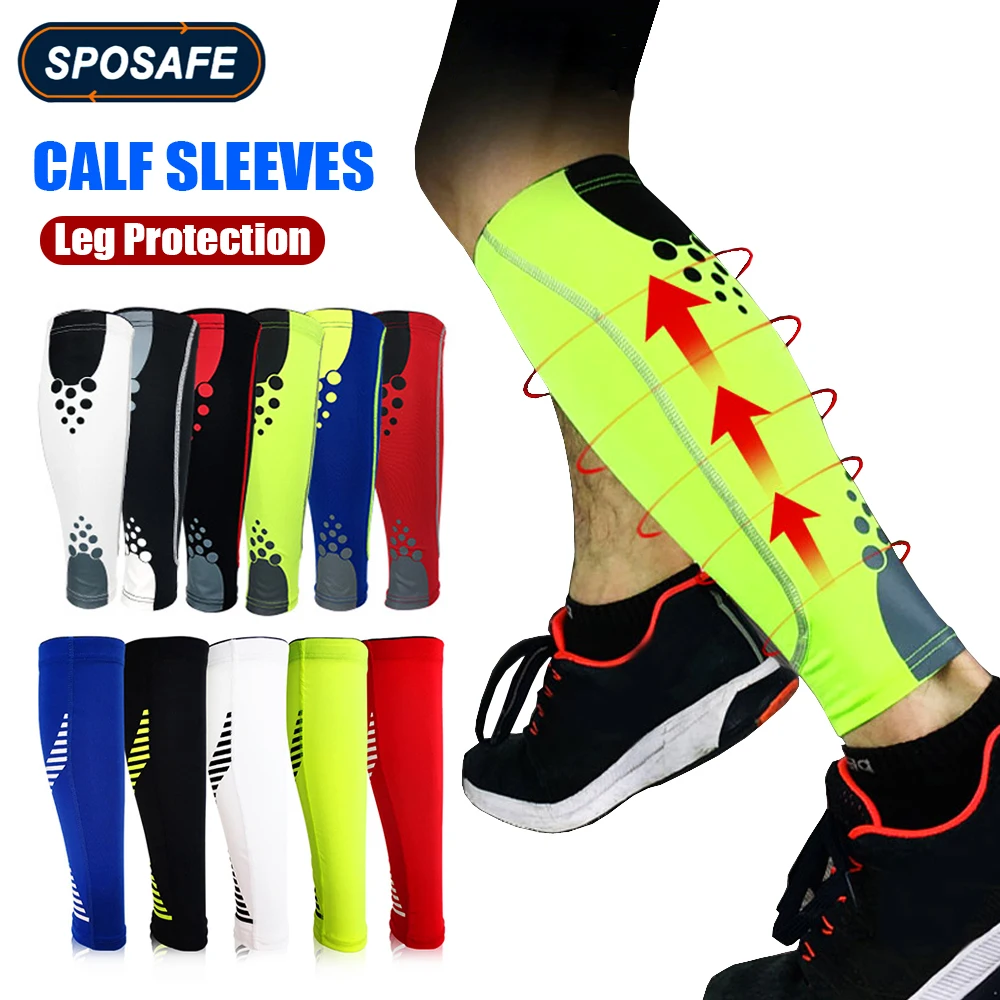 1Piece Sports Calf Compression Sleeve Shin Splint Support Guard Leg Protection Sock Cycling Running Basketball Football Tennis calf compression sleeves,calf compression sleeve