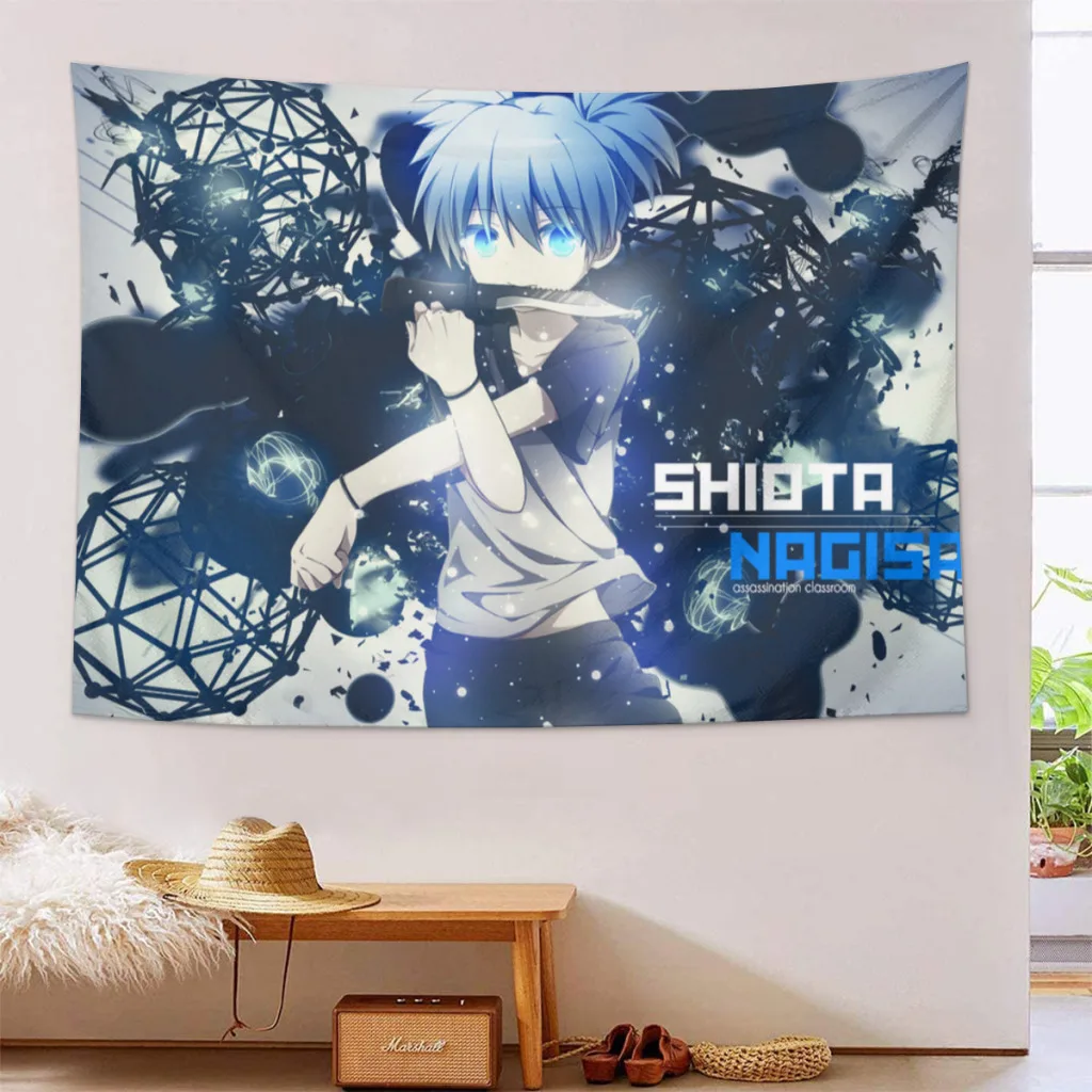 

Home Decoration Tapestry Newest-Design-Hot-Anime-Koro-Classroom Tapestry Wall Art Tapestries Room Decors