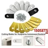 150pc Stainless steel Lawn Mower Cutting Blades W/Screw Kit Replacement For Husqvarna Automower/Gardena Robotic Lawnmower Repair 1