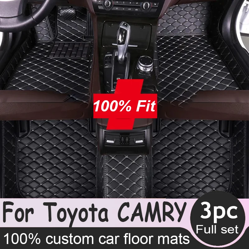 

Автомобильные коврики для Toyota CAMRY 2004 2005, индивидуальные автомобильные накладки на ногу, аксессуары для интерьера