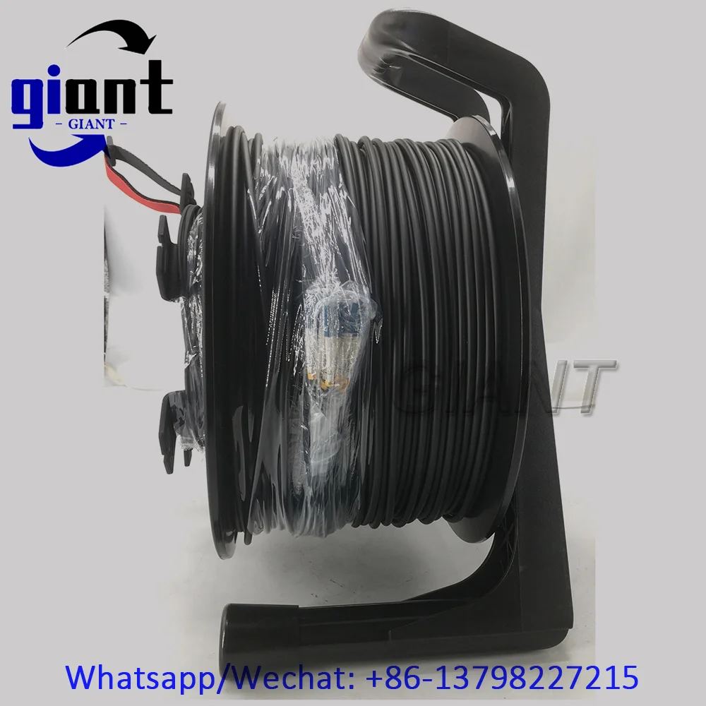 SM G657A1 12C 아머드 케이블 200M LC/SC/FC/ST UPC TPU 6.0mm 광섬유 패치코드 야외 방송용 12섬유 PCD380 포함