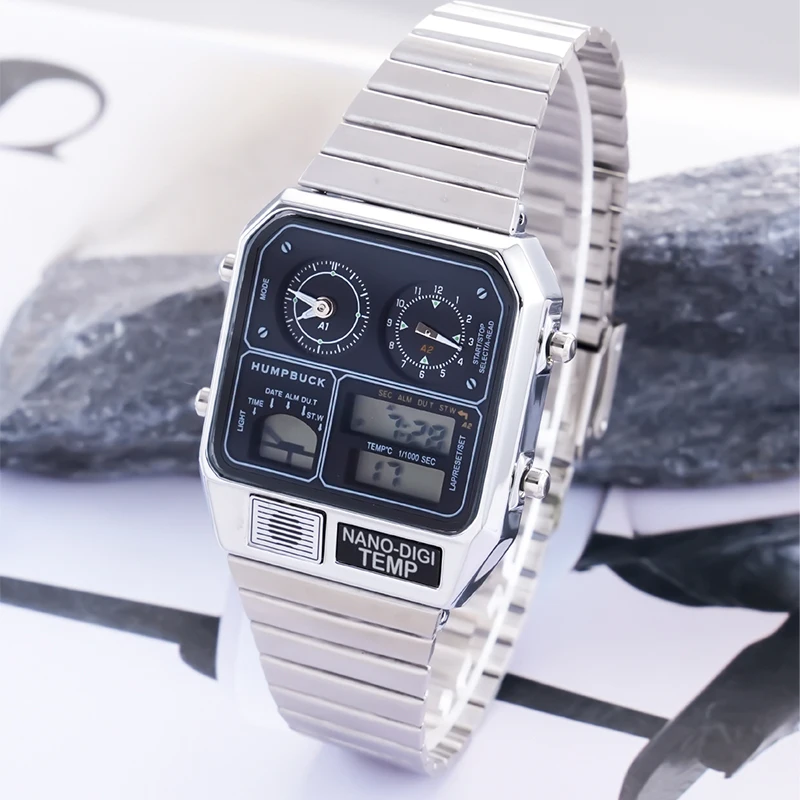HUMPBUCK Stainless Steel Watch Customized Glass for Personalized Touch