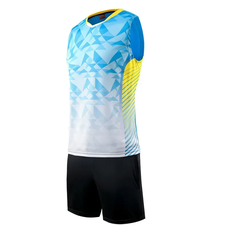 Summer Volleyball Uniform Set Unisex Sleeveless Sports Vest for Training And Competition Student Teamwear Volleyball Jersey