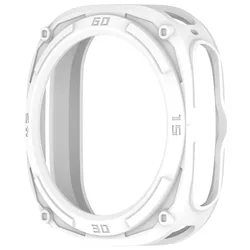 Premium Silicone Protective Case for Smart Watch, Soft Cover Shell - 47mm (White)