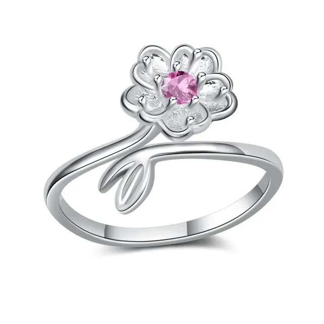 Anillo de flores abiertas - Imagen 4