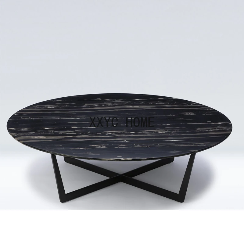 

Скандинавский журнальный столик GY для гостиной, мраморный большой квартирный кофейный столик для виллы, отеля, лобби, кофейный столик, модель комнаты, комбинированный чайный столик