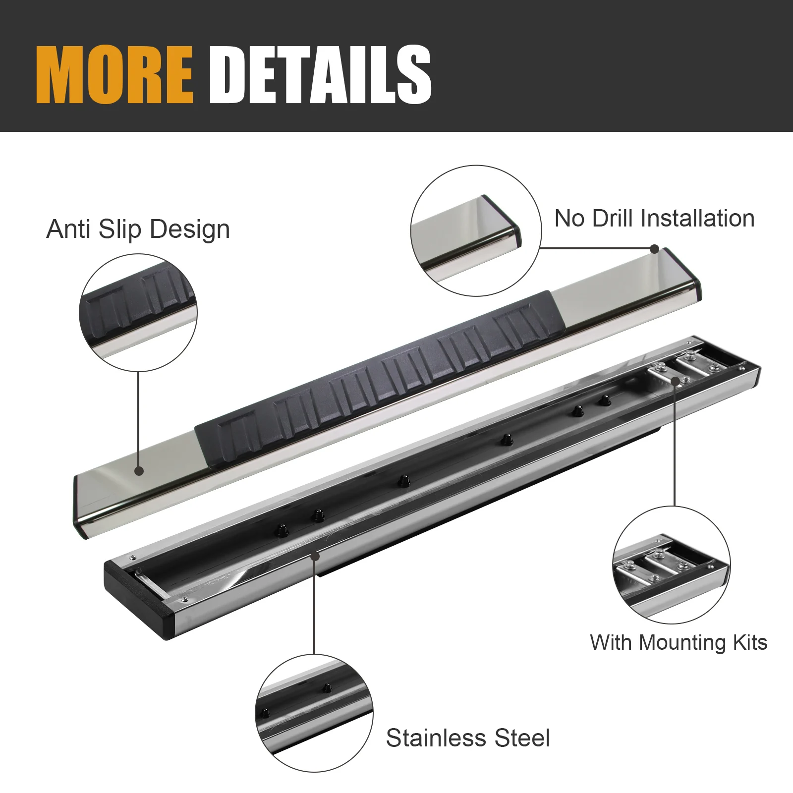 Silverado/Sierra Regular Cab Running Boards 5