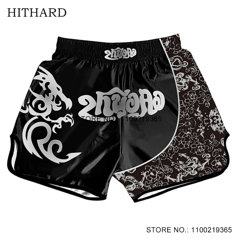 Thai Boxing Shorts Lightweight Muay Thai Shorts Men Women Child Quick Dry Gym Grappling Thaiboxing Fighting Kickboxing