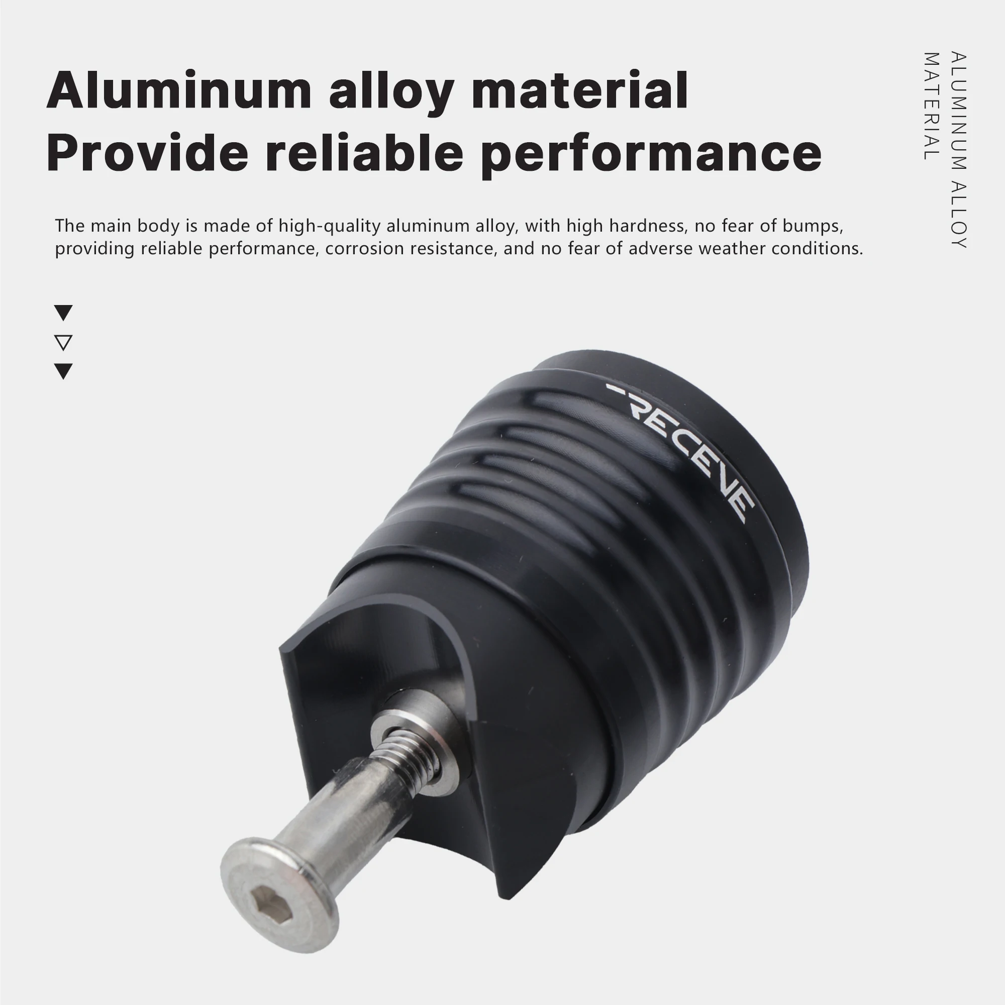 RECEVE Folding Bike Rear Shock Absorber Bicycle Suspension Rear Bumper Titanium Alloy Shock Absorbers For Brompton P/T/G Line