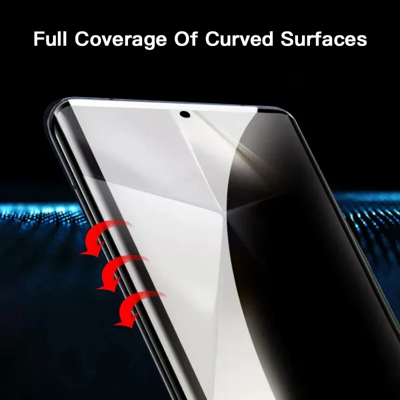 Anti-Spy UV Tempered Glass Privacy Screen Protector with Installation Tool