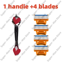 หัวเปลี่ยนใบมีดพร้อมด้ามจับสำหรับเปลี่ยนใบมีดด้วยมือ 5 ชั้น 6