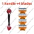 1 handle with 4 pcs