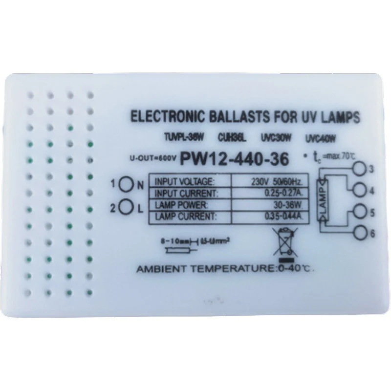 30-36W Electronic Ballasts 220V Universal Electronic Ballast For G23 G10q G5 UV Lamp