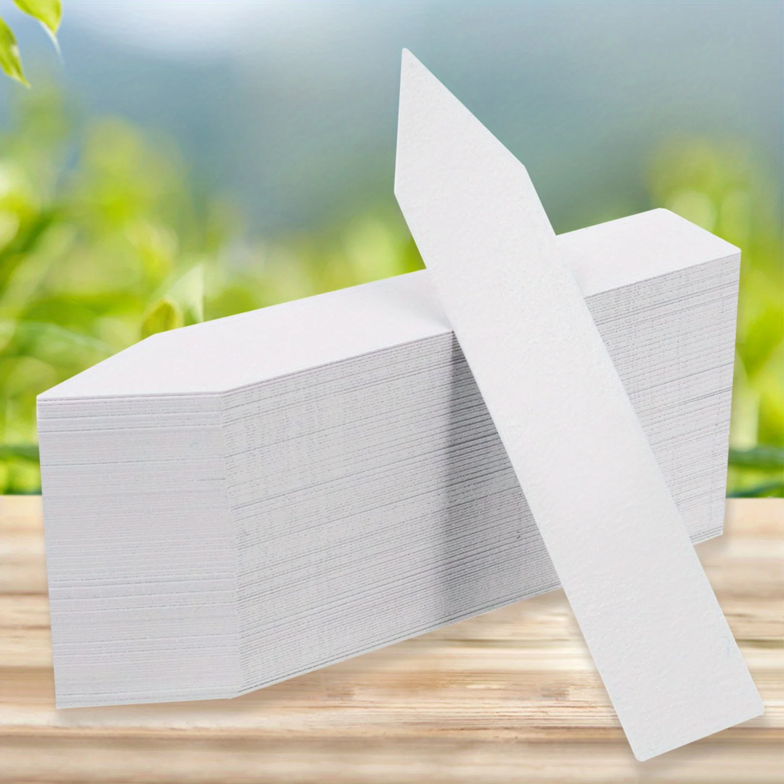 Mini Garden Plant Label White Waterproof Plastic Garden Labels Gardening Plant Nursery Markers Label Tray Mark Diy Tool 100pcs garden labels flower plant labels plant markers