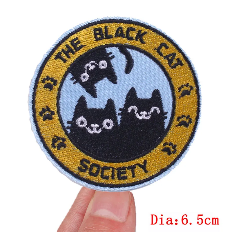 Vibrant Animal Embroidered Iron-On Patches