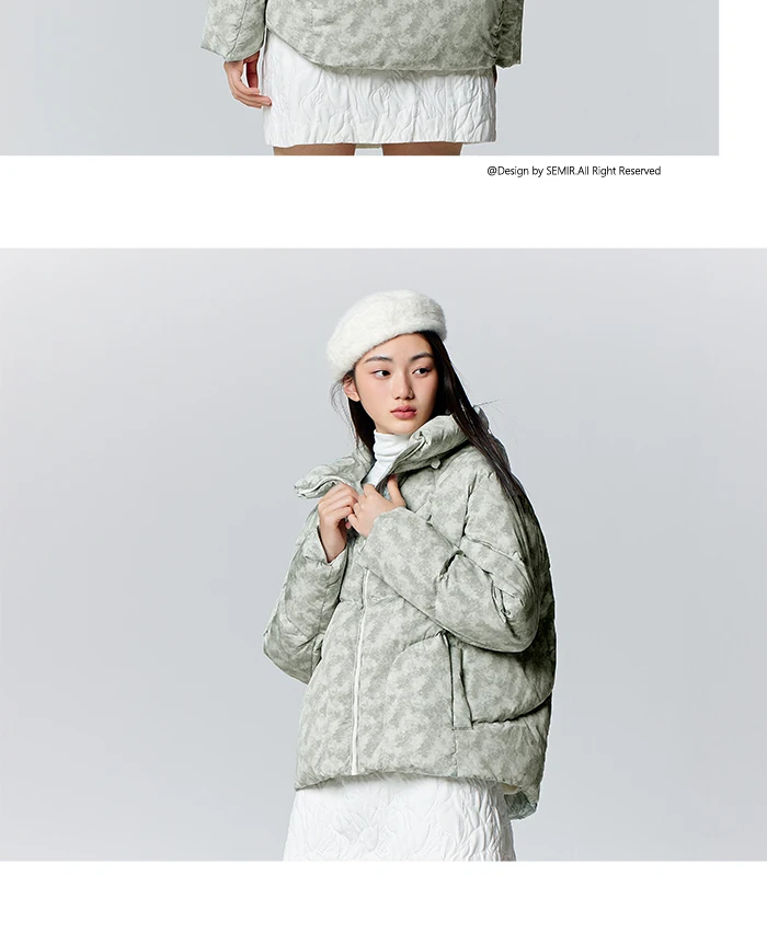 Down Jacket Women Mid-Length Waterproof and Warm Winter Oversize Hooded Versatile Coat