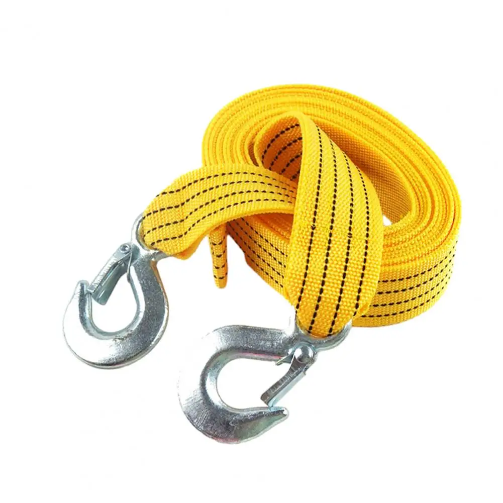 Stainless Steel Car Tow Strap Heavy-duty Nylon Car Traction Rope for Emergency Vehicle Towing Durable Auto Tow Strap for Trucks