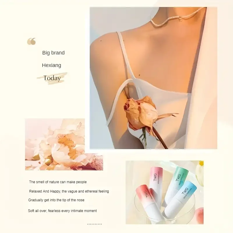 مجموعة هدايا عطر صلبة مكونة من 4 قطع، عطر خفيف يدو...