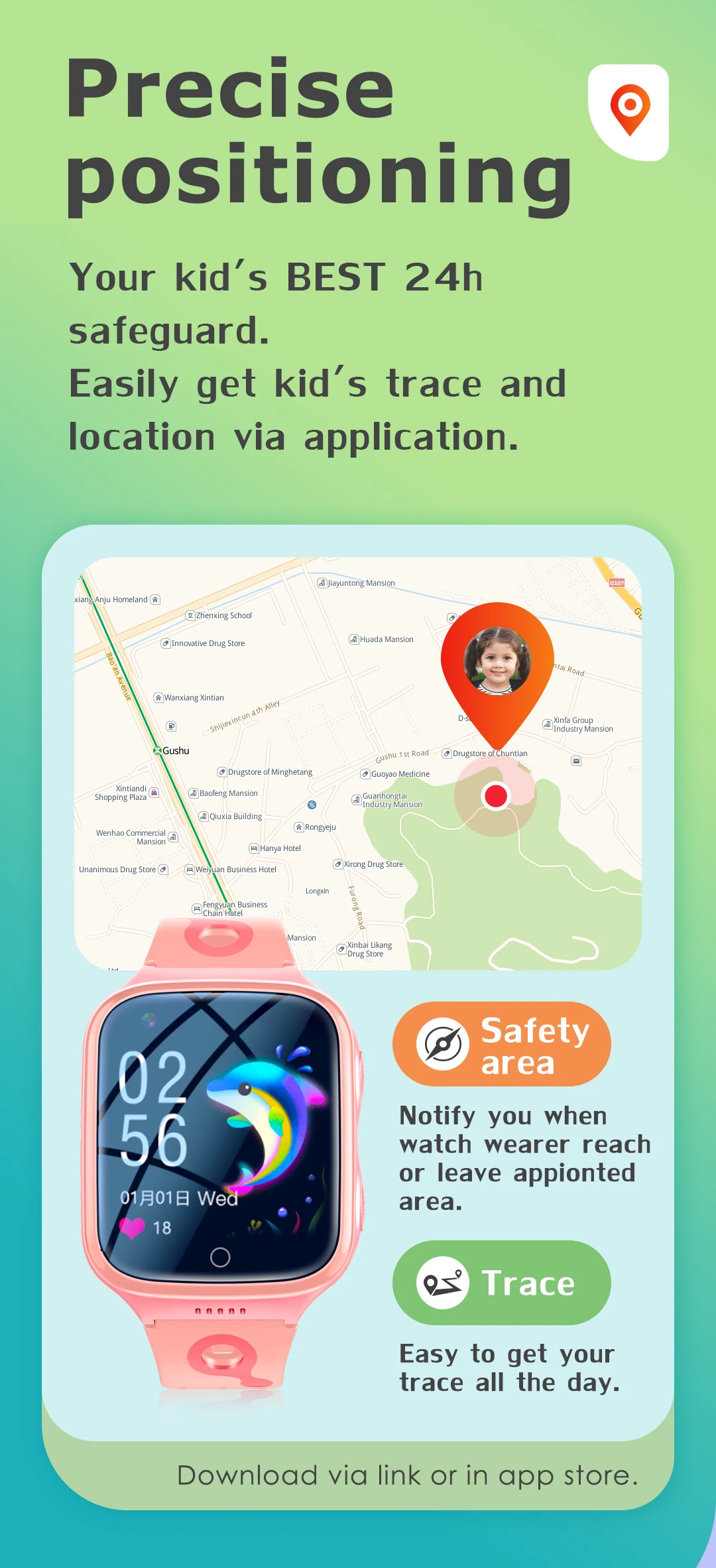 Smart Watch 1000mAh 4G SOS GPS Location Video Call WiFi Sim Card Camera IP67 Waterproof For Children