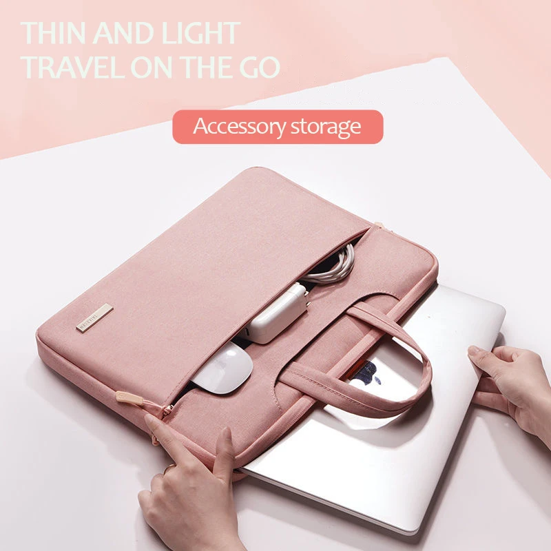 

Laptop Bag 13.3 15.6 14 inch Waterproof Notebook Bag Sleeve For Macbook Case M1 Air Pro 13 15 Huawei Shoulder Handbag Briefcase