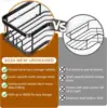 3-Pack Corner Shower Caddy Organizer Shelves Storage Rack Accessories for Bathroom Countertop Home Decor Set 6