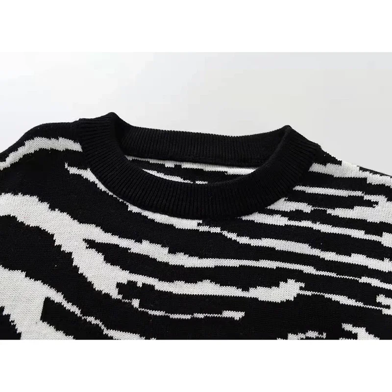 Children's Sweaters Kids Baby Boys Girls Long Sleeve Zebra-Stripe Sweaters New Autumn Winter Baby Boy Girl Knit