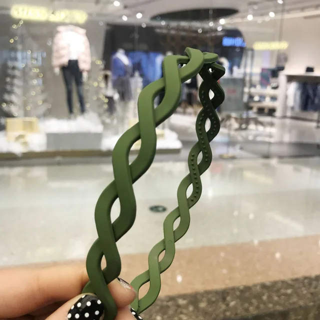 Fashion Pearl Non-Slip Rhinestone Hairbands Elastic Flower Women Hair Hoop Bands Headband Bezel Girls Hair Accessories Headdress 02