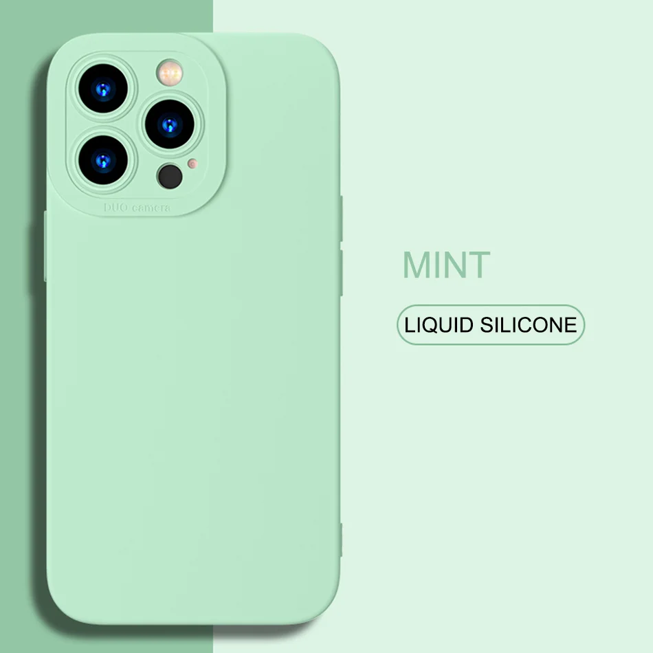 Elegant Purple Silicone Shockproof Phone Case – Soft, Durable Back Cover
