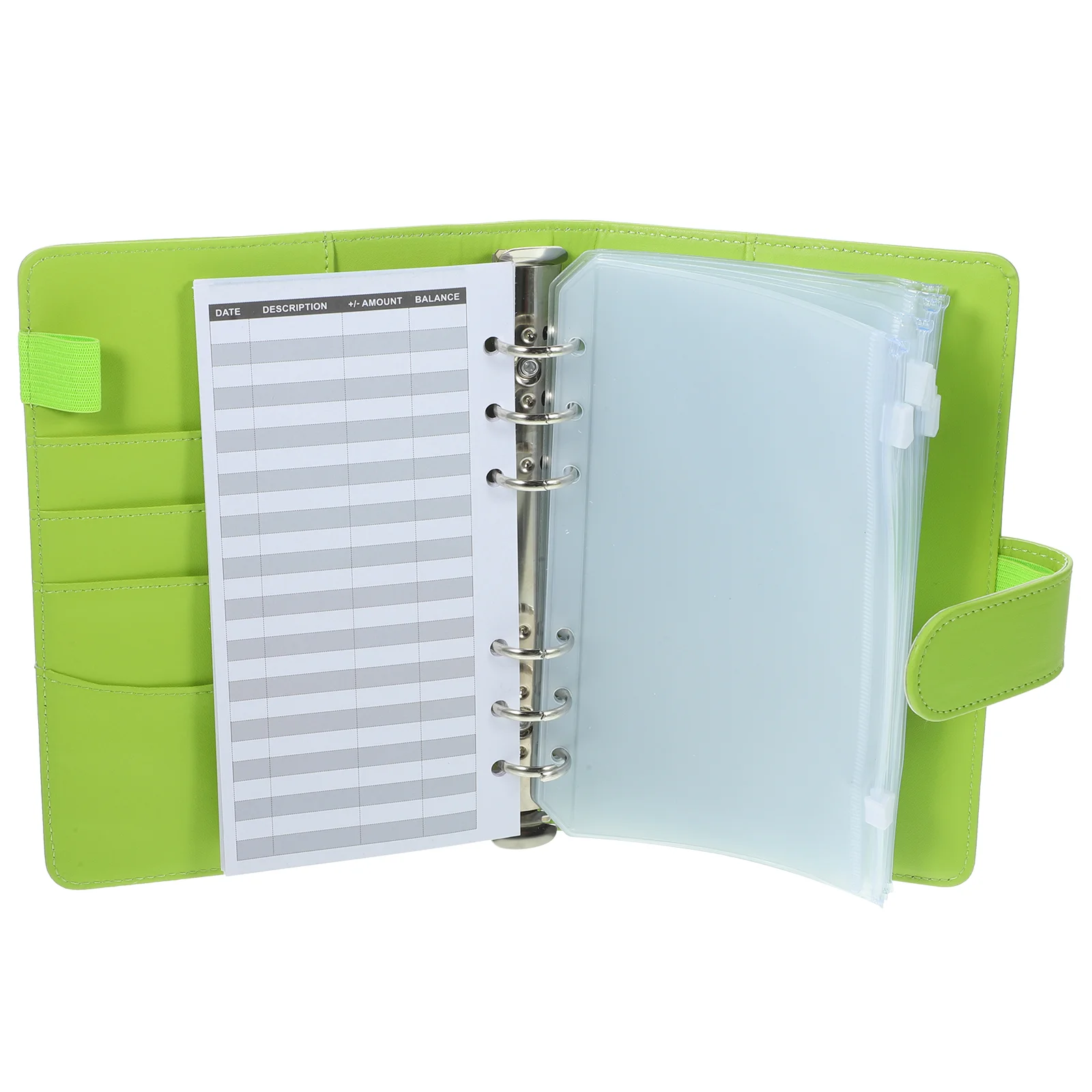 

1 Set Portable Notepad Money Planning Binder Papers Cash Sheets Cash Envelop Binder