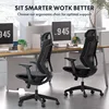 FLEXISPOT Upgraded OC6 500LBS Big and Tall Office Chair Heavy Duty,4D Armrest Mesh Ergonomic Home Office Chair with High Back 3