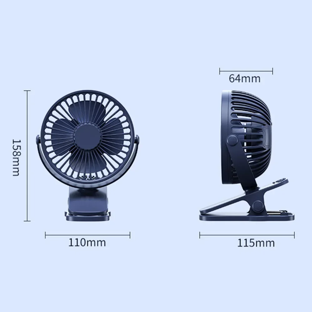 USB Rechargeable Table Fan Clip-on Type Portable Mini Desk Fan 360 Degree Rotation Adjustable Clip-on Fan For Student Dormitory 6 USB Rechargeable Table Fan Clip-on Type Portable Mini Desk Fan 360 Degree Rotation Adjustable Clip-on Fan For Student Dormitory 6