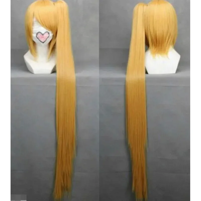 Neru anime cosplay wig 1clip on long nighttail