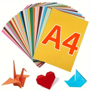 10-Color Square Cardstock Paper 1