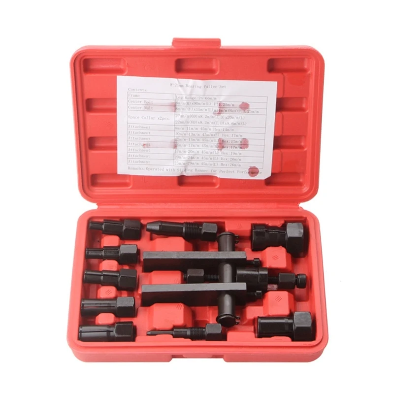 

Bearing Puller Bearing Separator Set 10 Piece Blind Hole Collet- Bearing Race Dropship