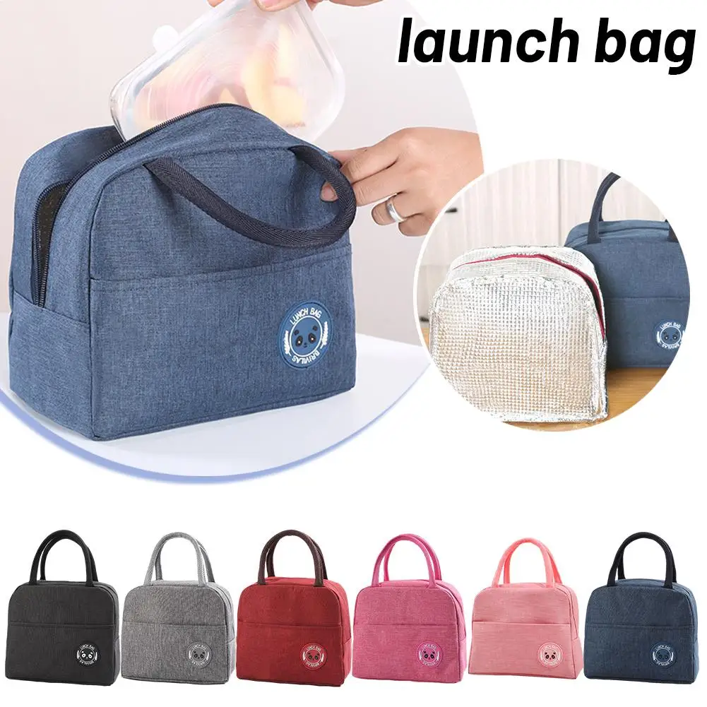 Portable Cooler Bag Ice Pack Lunch Box Insulation Package Insulated Thermal Food Picnic Bag Pouch For Kid Children Gift A2L0