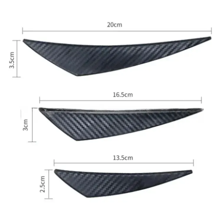 Car bumper spoiler front bumper cover decoration