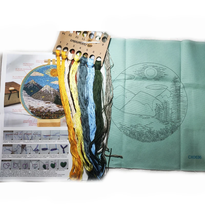 Butterfly DIY Embroidery Kit 6