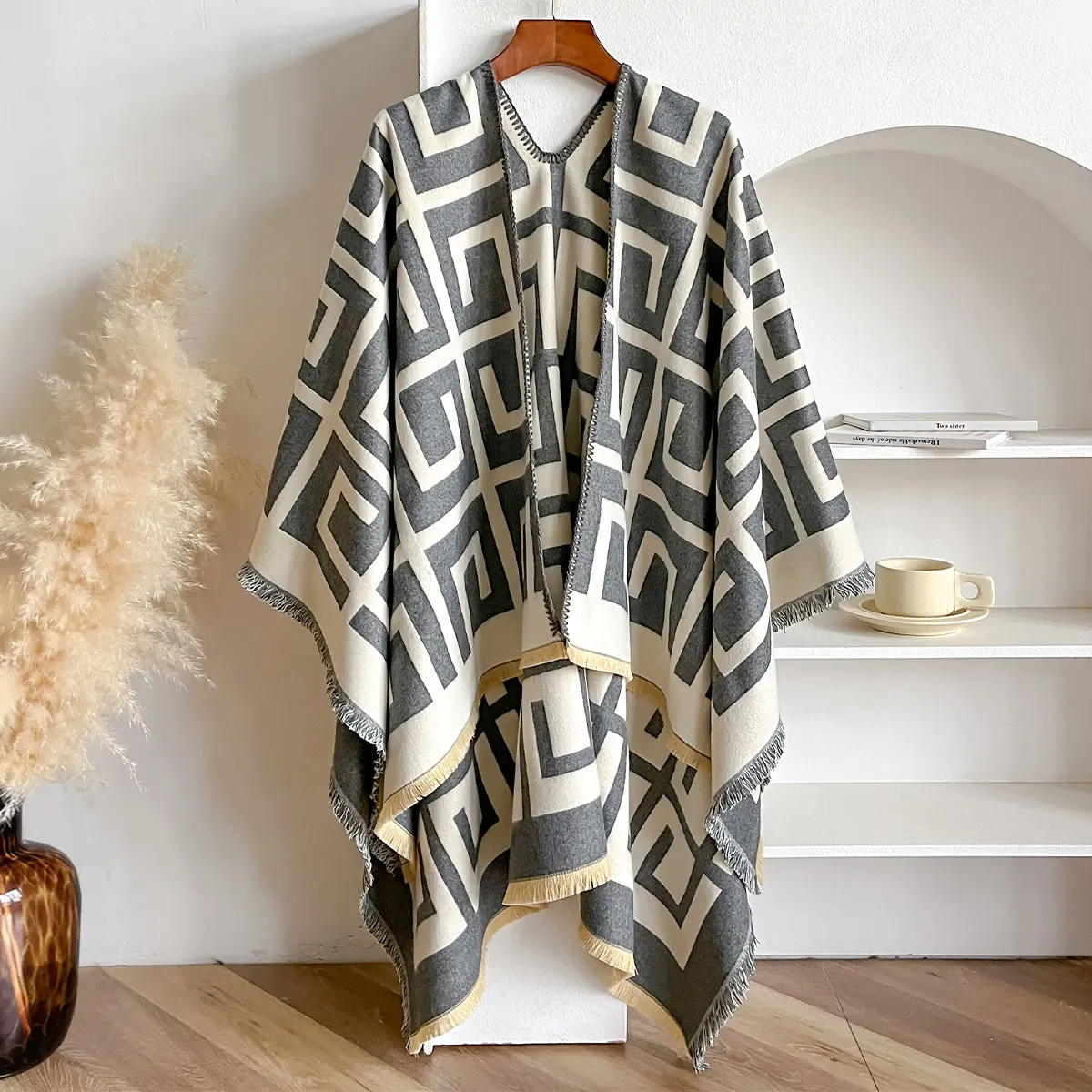 New Warm Winter Scarf Imitation Cashmere Women Pashmina Shawls Wrap Female Thick Blanket Soft Bufanda Stoles Fashion Kerchief