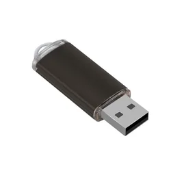 Vibrant USB Flash Drive - Sleek High - Capacity Memory Stick Gift - 4GB (Black)