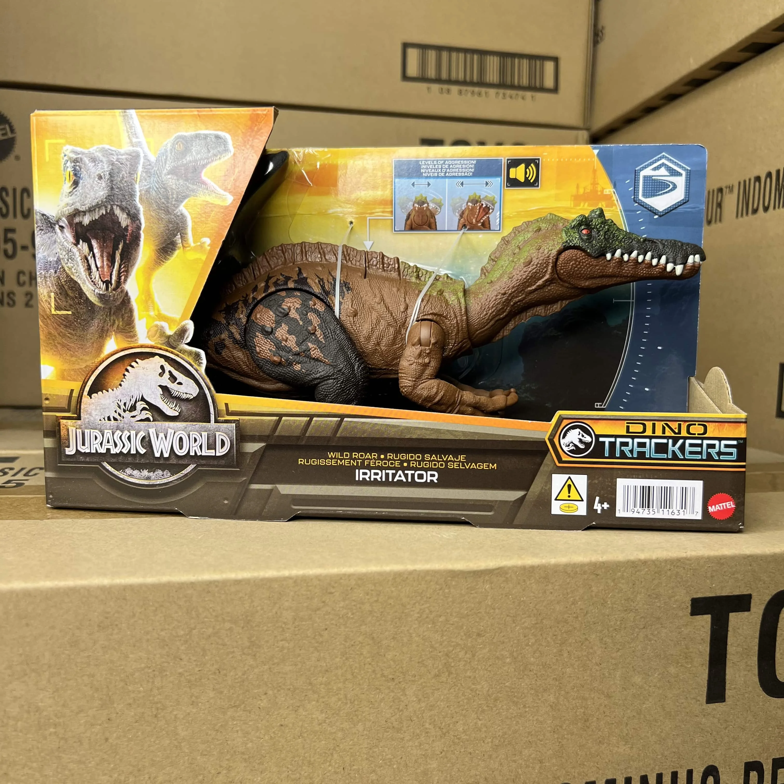 子供のための家の恐竜の置物,刺激的な世界の恐竜の置物,音と攻撃