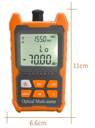 

Portable All-In-One Fiber Optical Power Meter With 5km Laser Source Visual Fault Locator