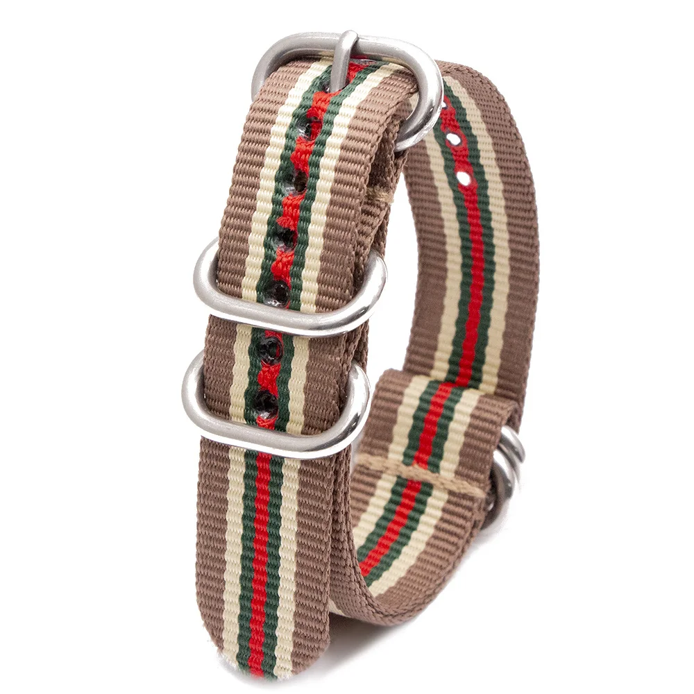 

uhgbsd Nylon Watch Strap Lastest Style Fashion Khaki Band For /seiko/tudor/citizen Wristband 22mm 24mm