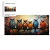 Owl Family ooden Puzzle, Uniquely Irregular Animal Shaped Wooden Jigsaw Puzzles - A Creative Gift For Teenagers & Adults! 1