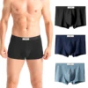 feichan ashion Men's Cotton Underwear,Sweatproof Dry Comfort Breathable Big and Tall Short Boxer Briefs,Short Pants for Men 1