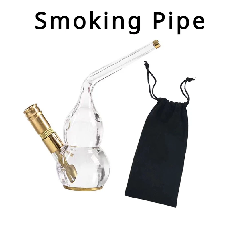 

Acrylic dual use Tobacco for hookah Creative Portable Smoke Mouthpiece Hot Sale Mini Pipes for Smoking Multifunction Men Gift
