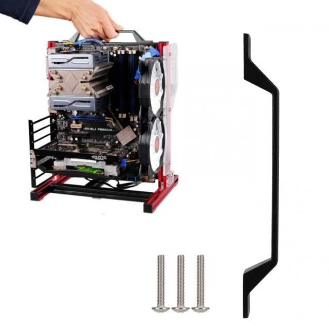 venskab aborre kedel Computer Case Shell Handle DIY PC Case Accessories Aluminum Open Chassis  Platform Handle for Computer Motherboard