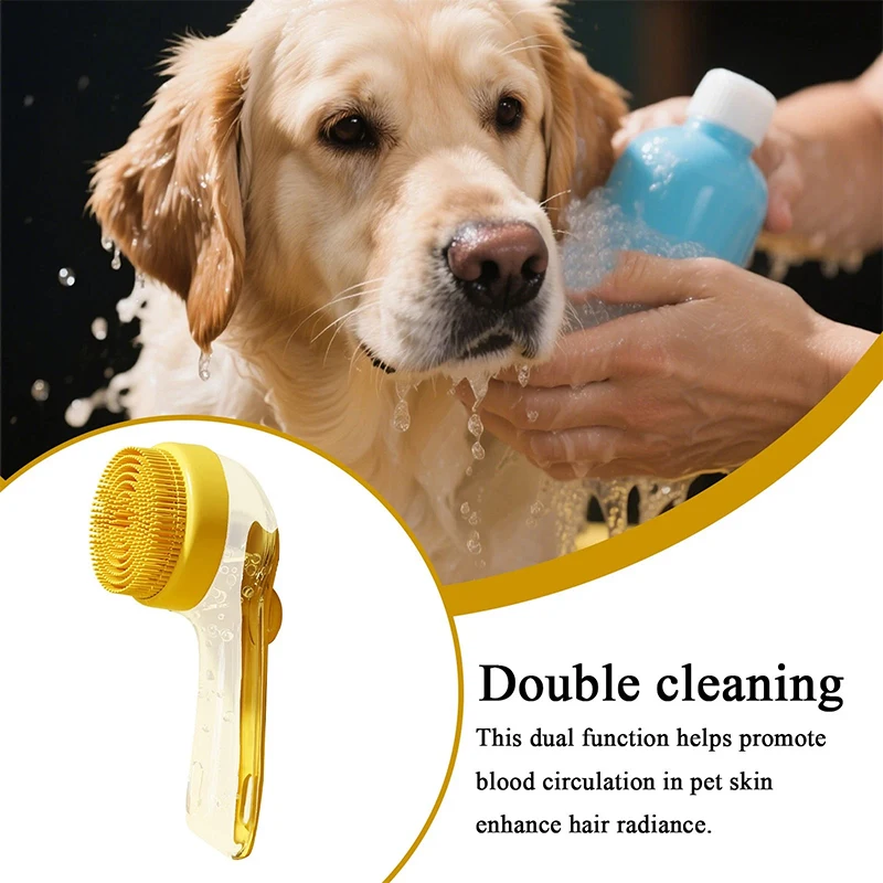 Silicone Pet Bath Brush 3