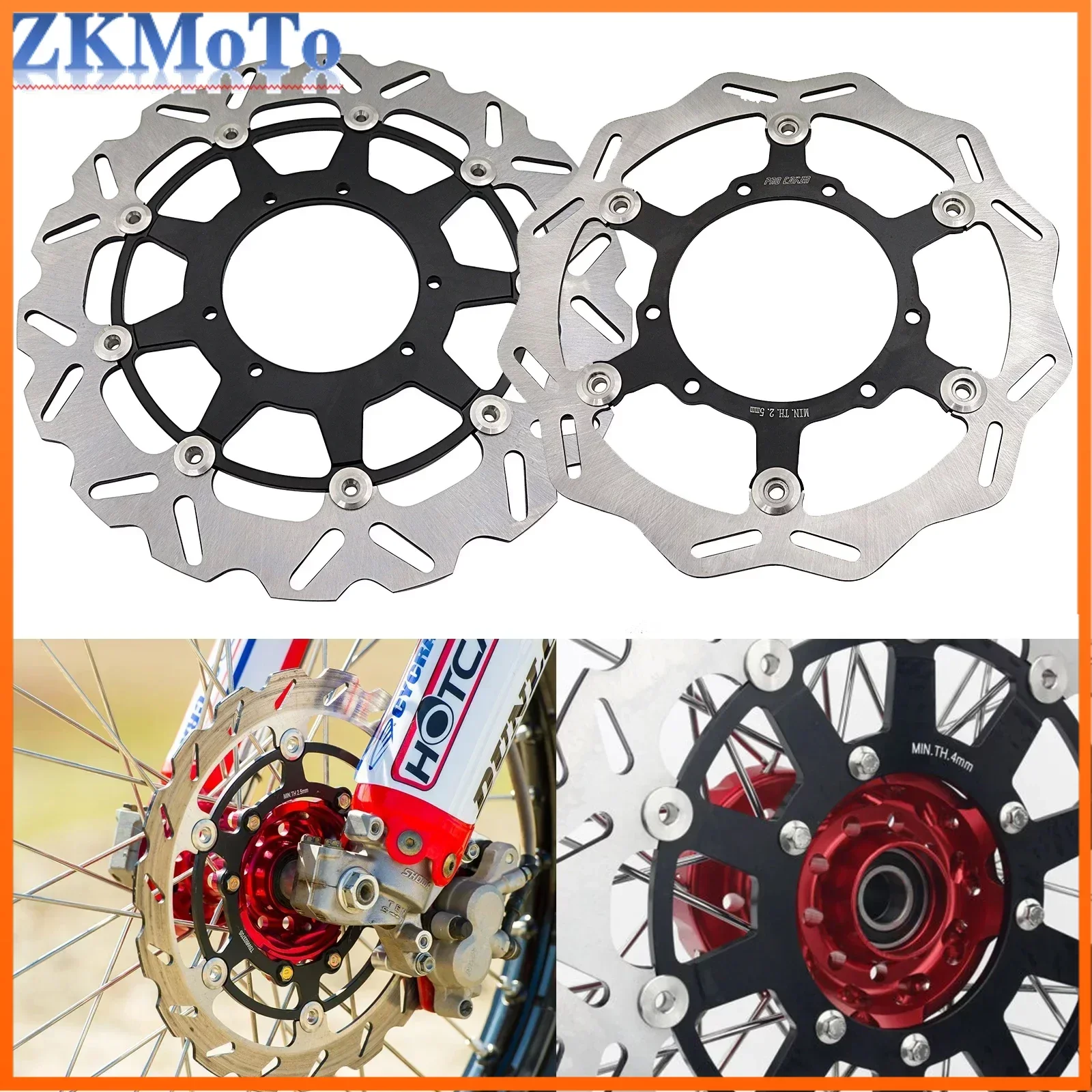 

Motorcycle 260mm 320MM Floating Brake Disc Brake Disc For Honda CRF250R 450R 250RX 450RX 2004-2022 CR125 CR250 CRF CR 2002-2007