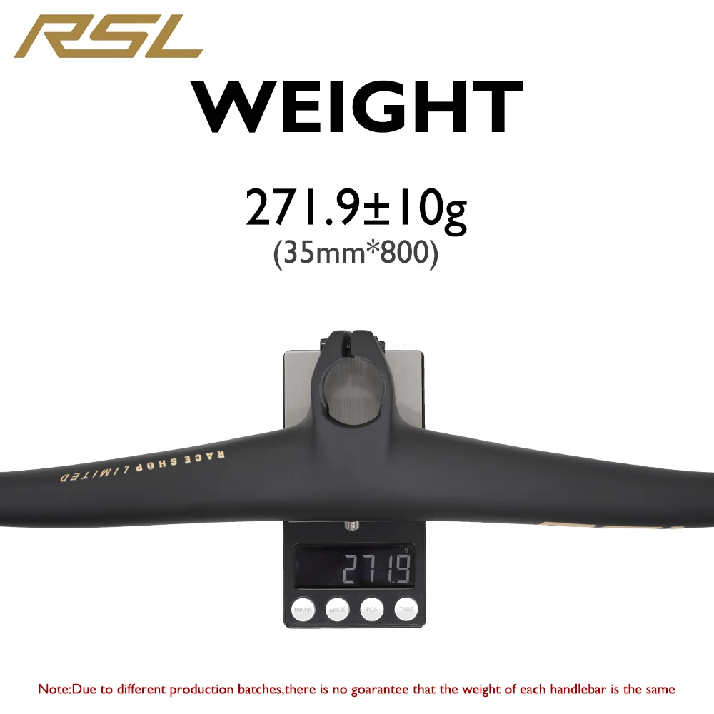 RXL SL vtt guidon en carbone droit plat/élévateur guidon VTT accessoires 31.8*760/780/800/820 guidon de vélo mat  18